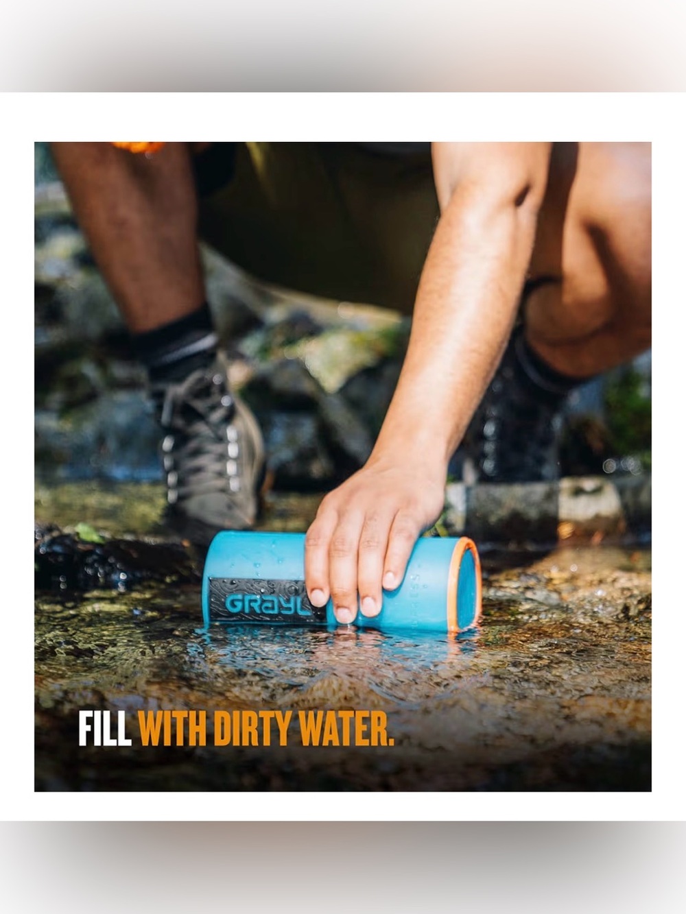 Blue Travel Water Bottle with Leak‑Resistant Cap - Picture 5 of 11